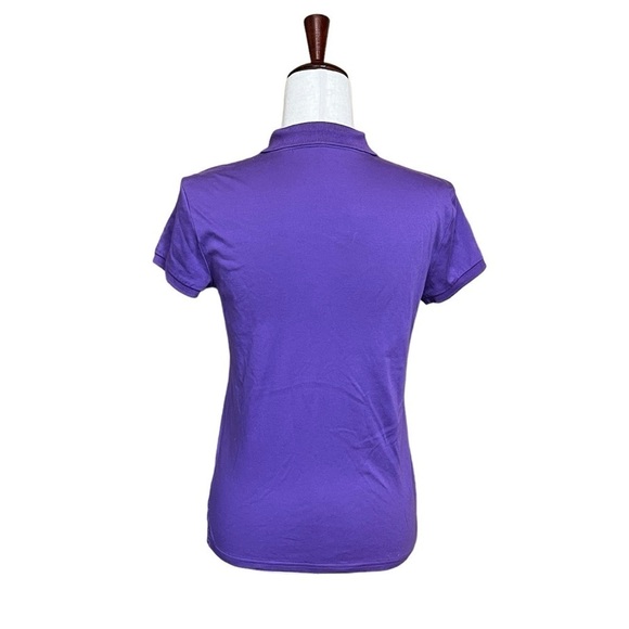 Ralph Lauren Vibrant Purple Polo Tee - Picture 4 of 7